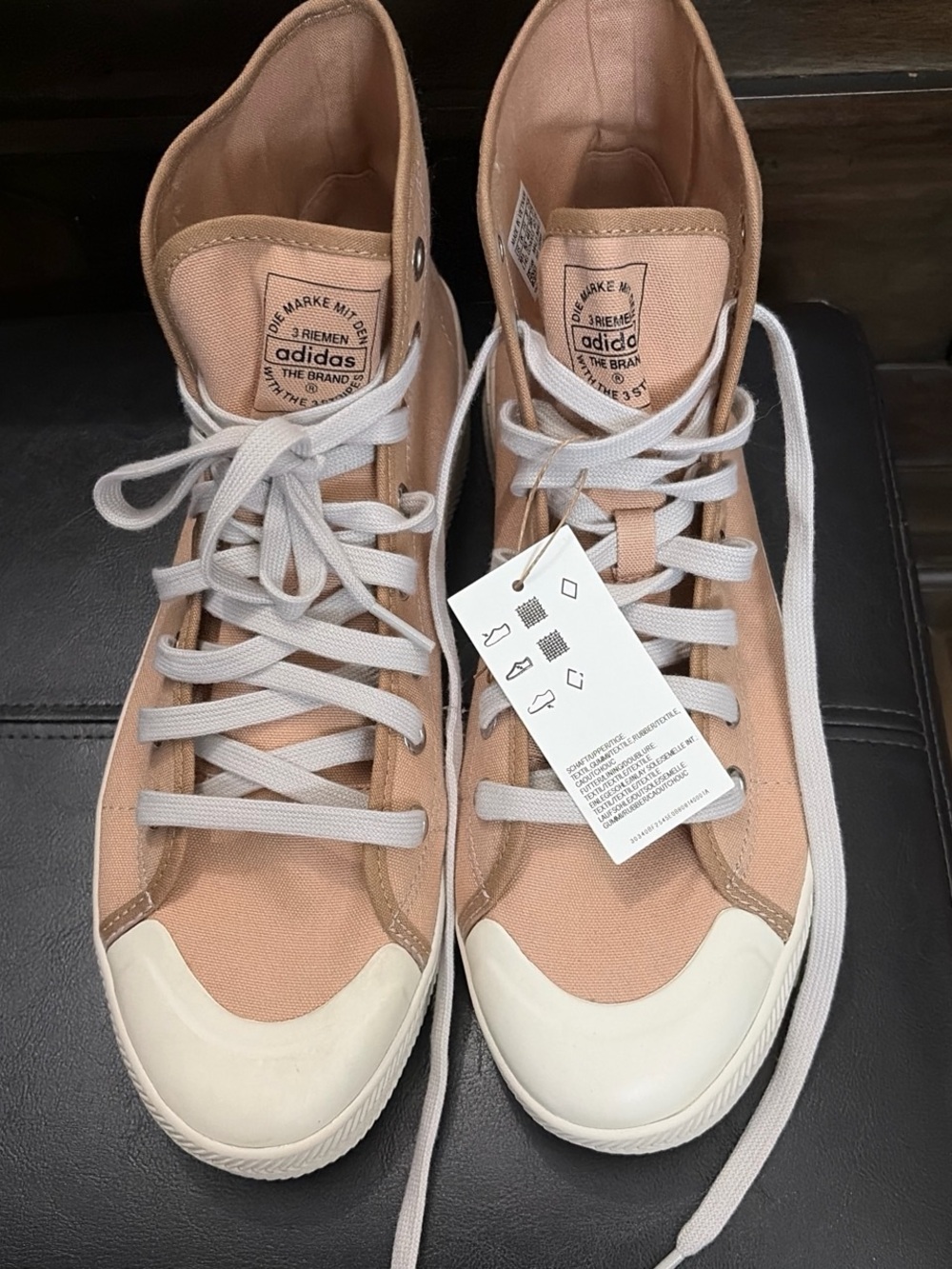 Adidas men’s Nizza Hi RF 'Pale Nude